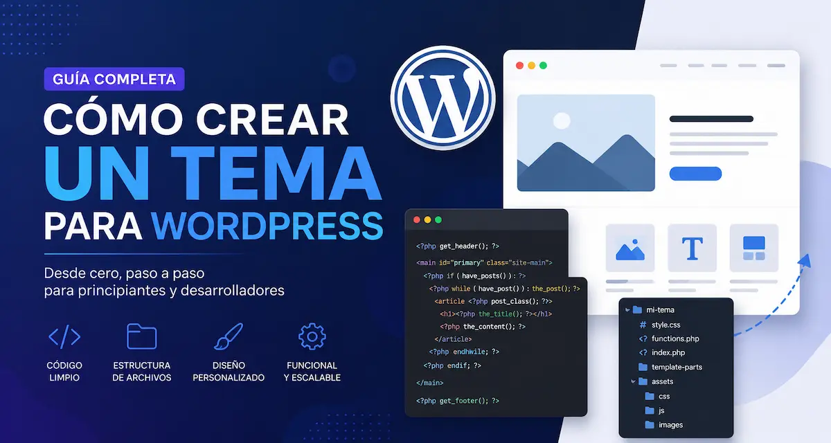 Cómo crear un tema de WordPress desde cero